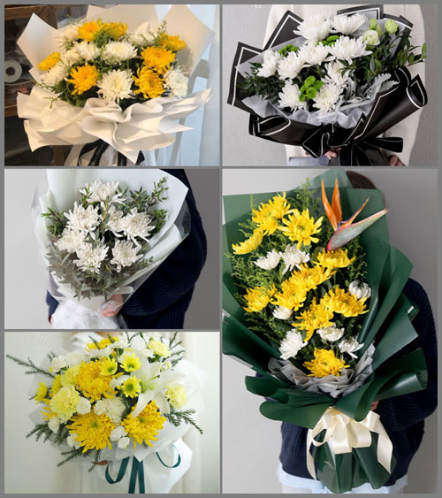 贵州毕节市金沙县长坝镇上马村白事花束代送